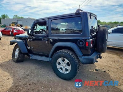 Drugie zdjęcie samochodu z przodu: 2020 JEEP WRANGLER SPORT VIN:1C4GJXAN1LW181044 - miniatura