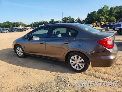 Drugie zdjęcie samochodu z przodu: 2012 HONDA CIVIC LX VIN:19XFB2F52CE080366 - miniatura