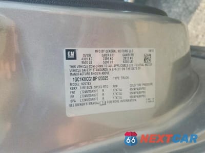 Zdjęcie 12 z 12 samochodu: 2013 CHEVROLET SILVERADO K2500 HEAVY DUTY LT VIN:1GC1KXCG1DF123325 - miniatura