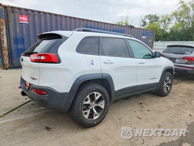 Trzecie zdjęcie samochodu z tyłu: 2014 JEEP CHEROKEE TRAILHAWK VIN:1C4PJMBSXEW257978 - miniatura