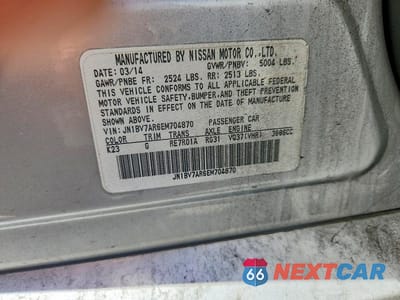 Zdjęcie 13 z 13 samochodu: 2014 INFINITI Q50 PREMIUM VIN:JN1BV7AR6EM704870 - miniatura