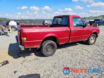 Trzecie zdjęcie samochodu z tyłu: 1993 FORD RANGER VIN:1FTCR10X3PUB99781 - miniatura