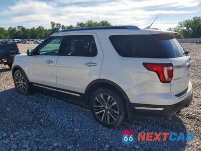 Drugie zdjęcie samochodu z przodu: 2018 FORD EXPLORER PLATINUM VIN:1FM5K8HT3JGB29058 - miniatura