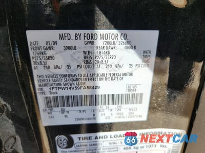 Zdjęcie 13 z 13 samochodu: 2009 FORD F150 SUPERCREW VIN:1FTPW14V59FA58429 - miniatura
