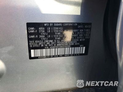 Zdjęcie 13 z 13 samochodu: 2022 SUBARU OUTBACK PREMIUM VIN:4S4BTAFC5N3218380 - miniatura