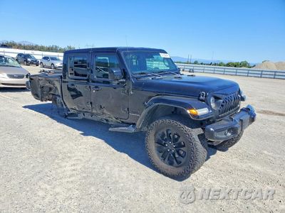 Czwarte zdjęcie samochodu z boku: 2021 JEEP GLADIATOR OVERLAND VIN:1C6HJTFGXML600140 - miniatura