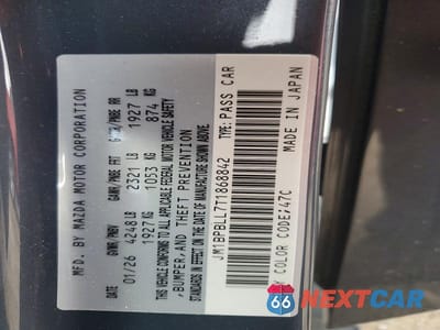 Zdjęcie 12 z 12 samochodu: 2026 MAZDA 3 PREFERRED VIN:JM1BPBLL7T1868842 - miniatura