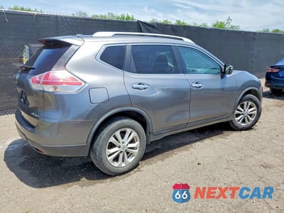 Trzecie zdjęcie samochodu z tyłu: 2015 NISSAN ROGUE SV VIN:KNMAT2MV1FP528899 - miniatura