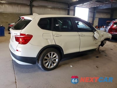 Trzecie zdjęcie samochodu z tyłu: 2013 BMW X3 XDRIVE28I VIN:5UXWX9C58D0A25558 - miniatura