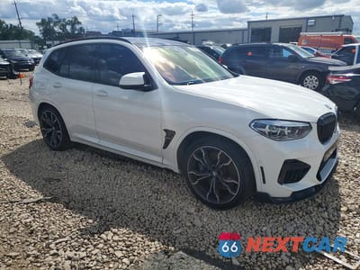 Czwarte zdjęcie samochodu z boku: 2020 BMW X3 M COMPETITION VIN:5YMTS0C0XL9B08560 - miniatura