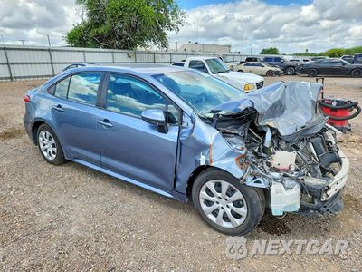 Czwarte zdjęcie samochodu z boku: 2021 TOYOTA COROLLA LE VIN:5YFEPMAE6MP233556 - miniatura