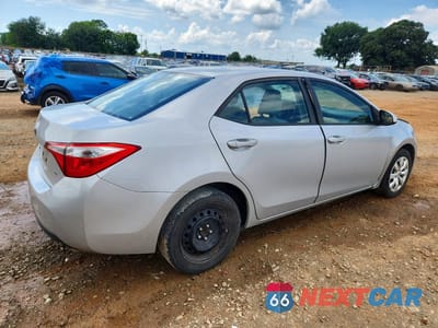 Trzecie zdjęcie samochodu z tyłu: 2016 TOYOTA COROLLA LE VIN:2T1BURHE1GC570266 - miniatura
