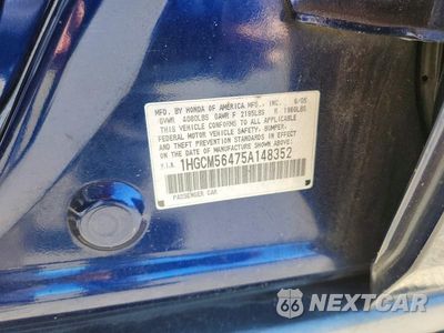 Zdjęcie 23 z 24 samochodu: 2005 HONDA ACCORD LX VIN:1HGCM56475A148352 - miniatura