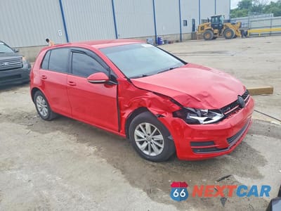 Czwarte zdjęcie samochodu z boku: 2017 VOLKSWAGEN GOLF S/WOLFSBURG/SE/SEL VIN:3VW217AU7HM073906 - miniatura