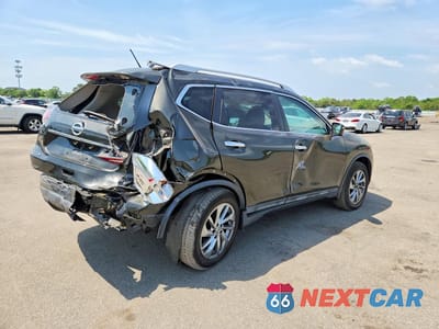 Trzecie zdjęcie samochodu z tyłu: 2015 NISSAN ROGUE SL VIN:5N1AT2MVXFC905779 - miniatura