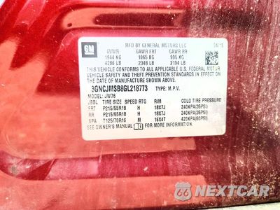 Zdjęcie 12 z 12 samochodu: 2016 CHEVROLET TRAX LTZ VIN:3GNCJMSB8GL218773 - miniatura