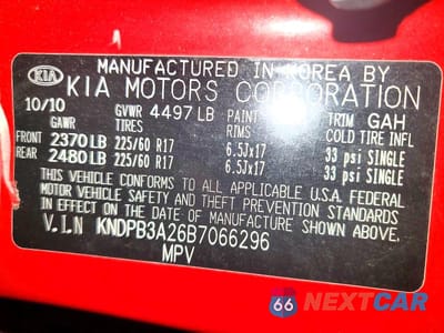Zdjęcie 12 z 12 samochodu: 2011 KIA SPORTAGE LX VIN:KNDPB3A26B7066296 - miniatura