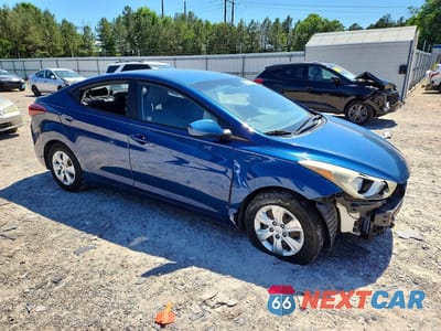 Czwarte zdjęcie samochodu z boku: 2016 HYUNDAI ELANTRA SE VIN:KMHDH4AE3GU607407 - miniatura