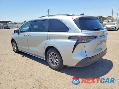 Drugie zdjęcie samochodu z przodu: 2024 TOYOTA SIENNA XLE VIN:5TDYRKEC7RS182653 - miniatura