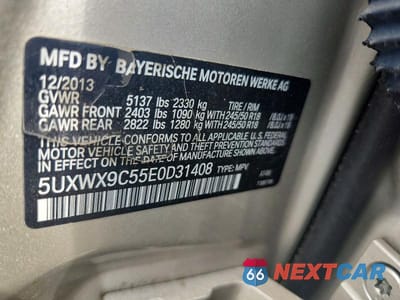 Zdjęcie 13 z 13 samochodu: 2014 BMW X3 XDRIVE28I VIN:5UXWX9C55E0D31408 - miniatura