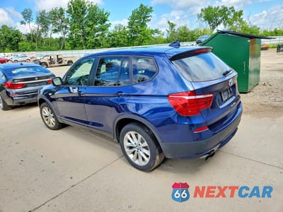 Drugie zdjęcie samochodu z przodu: 2013 BMW X3 XDRIVE28I VIN:5UXWX9C50D0D09136 - miniatura