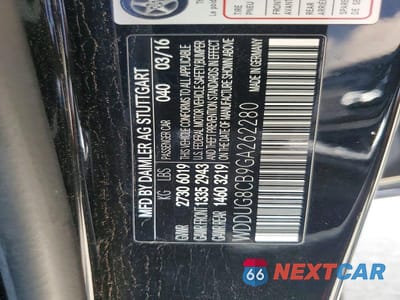 Zdjęcie 13 z 13 samochodu: 2016 MERCEDES-BENZ S 550 VIN:WDDUG8CB9GA262280 - miniatura