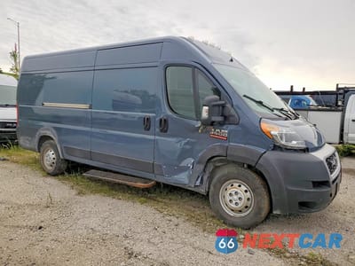 Czwarte zdjęcie samochodu z boku: 2021 RAM PROMASTER 3500 DELIVERY VAN VIN:3C6MRVJG9ME549796 - miniatura
