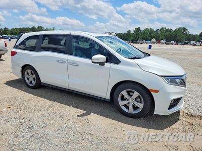 Czwarte zdjęcie samochodu z boku: 2020 HONDA ODYSSEY EXL VIN:5FNRL6H71LB002123 - miniatura
