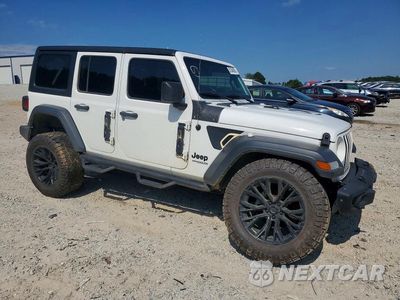 Czwarte zdjęcie samochodu z boku: 2021 JEEP WRANGLER UNLIMITED SPORT VIN:1C4HJXDN1MW753635 - miniatura