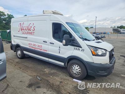 Czwarte zdjęcie samochodu z boku: 2023 FORD TRANSIT T-250 REFRIGERATED DELIVERY VAN VIN:1FTBR2C87PKA16206 - miniatura