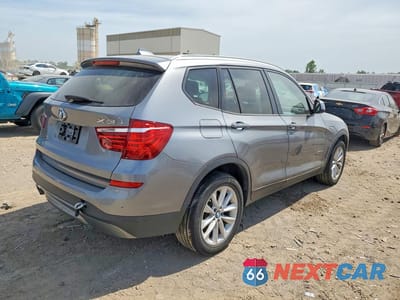 Trzecie zdjęcie samochodu z tyłu: 2015 BMW X3 XDRIVE28I VIN:5UXWX9C58F0D51167 - miniatura