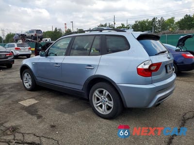 Drugie zdjęcie samochodu z przodu: 2006 BMW X3 3.0I VIN:WBXPA93416WG82798 - miniatura