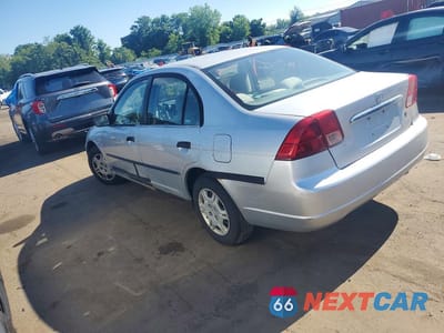 Drugie zdjęcie samochodu z przodu: 2002 HONDA CIVIC DX VIN:2HGES16102H596166 - miniatura