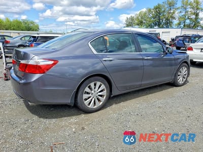 Trzecie zdjęcie samochodu z tyłu: 2013 HONDA ACCORD EX VIN:1HGCR2F7XDA139458 - miniatura