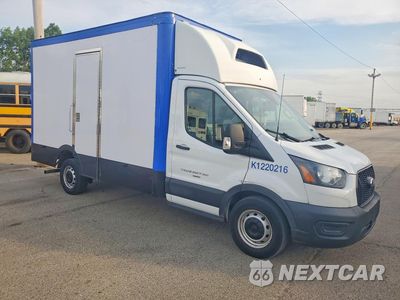 Czwarte zdjęcie samochodu z boku: 2023 FORD TRANSIT DELIVERY TRUCK VIN:1FDBW5ZG2PKA11015 - miniatura