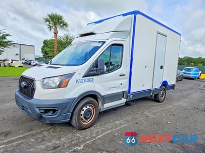 2022 FORD TRANSIT DELIVERY TRUCK 1FDBW5Z87NKA01604 - główne zdjęcie licytacji z USA - miniatura