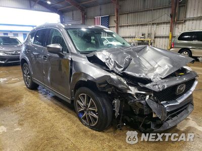 Czwarte zdjęcie samochodu z boku: 2018 MAZDA CX-5 GRAND TOURING VIN:JM3KFADM5J0411302 - miniatura
