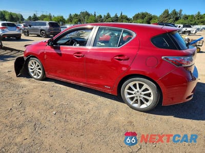 Drugie zdjęcie samochodu z przodu: 2011 LEXUS CT 200 VIN:JTHKD5BH9B2015566 - miniatura