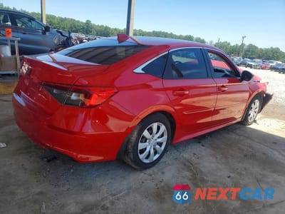 Trzecie zdjęcie samochodu z tyłu: 2022 HONDA CIVIC LX VIN:2HGFE2F27NH528512 - miniatura