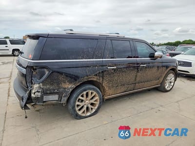 Trzecie zdjęcie samochodu z tyłu: 2019 FORD EXPEDITION MAX PLATINUM VIN:1FMJK1LT3KEA45994 - miniatura