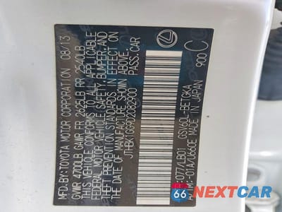 Zdjęcie 12 z 12 samochodu: 2013 LEXUS ES 350 VIN:JTHBK1GG9D2082900 - miniatura