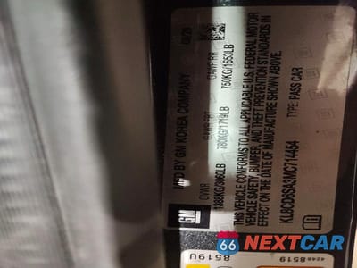 Zdjęcie 12 z 12 samochodu: 2021 CHEVROLET SPARK 1LT VIN:KL8CD6SA3MC714454 - miniatura