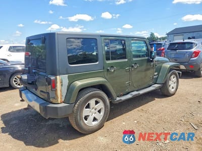 Trzecie zdjęcie samochodu z tyłu: 2009 JEEP WRANGLER UNLIMITED SAHARA VIN:1J4GA59159L733168 - miniatura