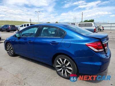 Drugie zdjęcie samochodu z przodu: 2015 HONDA CIVIC EXL VIN:2HGFB2F90FH512319 - miniatura