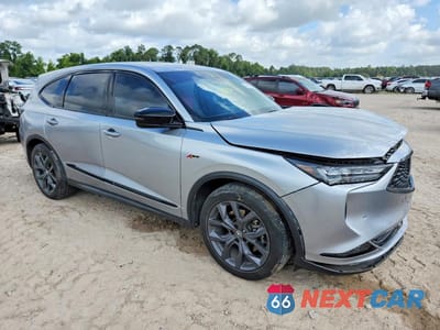 Czwarte zdjęcie samochodu z boku: 2022 ACURA MDX A-SPEC VIN:5J8YE1H03NL021012 - miniatura