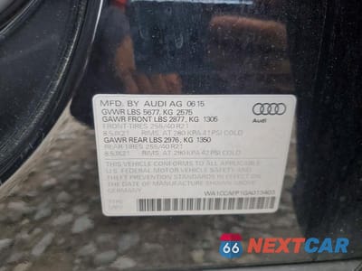 Zdjęcie 14 z 14 samochodu: 2016 AUDI SQ5 PREMIUM PLUS VIN:WA1CCAFP1GA013403 - miniatura