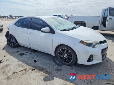 Czwarte zdjęcie samochodu z boku: 2014 TOYOTA COROLLA S PLUS VIN:2T1BURHEXEC210040 - miniatura