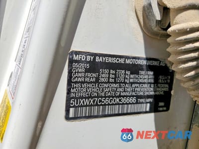 Zdjęcie 14 z 14 samochodu: 2016 BMW X3 XDRIVE35I VIN:5UXWX7C56G0K36666 - miniatura