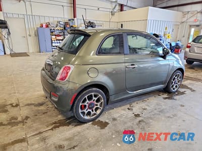 Trzecie zdjęcie samochodu z tyłu: 2012 FIAT 500 SPORT VIN:3C3CFFBRXCT139848 - miniatura