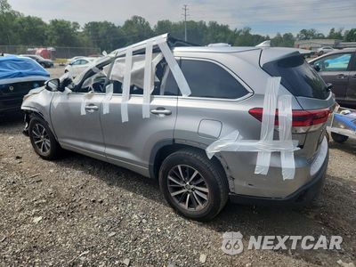Drugie zdjęcie samochodu z przodu: 2018 TOYOTA HIGHLANDER XLE VIN:5TDJZRFH4JS843936 - miniatura